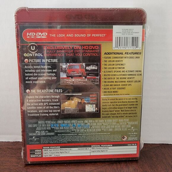 HD DVD The Bourne Identity SEALED - Picture 2 of 2